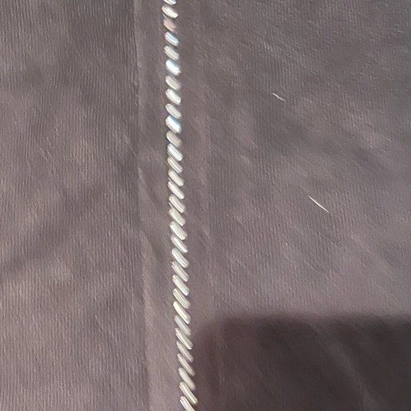 Bijou Jeans size large dark brown hooded sweater rhinestone zip front - Picture 8 of 14